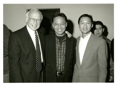 Kenneth P. Wong with Woodbury University Board Chairman Emeritus Richard King