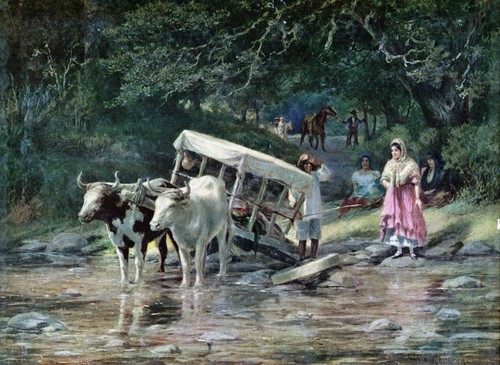 Alexander Harmer Painting -"Slight Mishap to the Caretta"