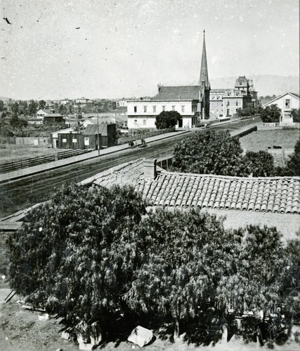 Panoramic Looking Northwest Near Corner of State & Carrillo Streets