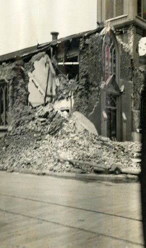 Santa Barbara 1925 Earthquake Damage - Our Lady of Sorrows Church