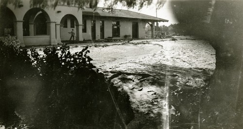 Flood Damage - Train depot, Santa Barbara