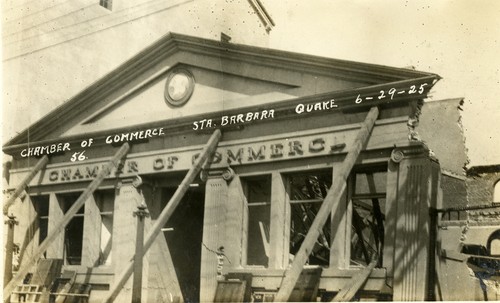 Santa Barbara 1925 Earthquake Damage - Carrillo Street