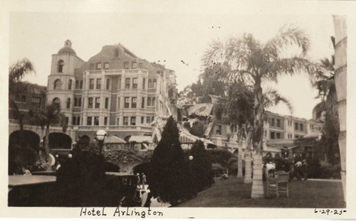 Santa Barbara 1925 Earthquake damage - Arlington Hotel