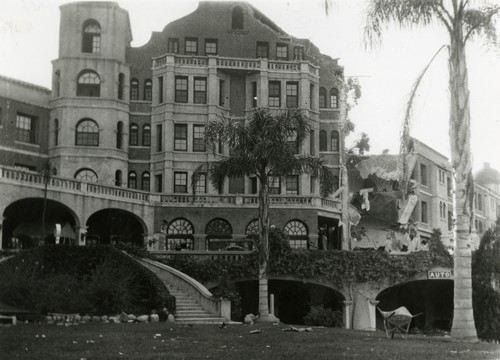 Santa Barbara 1925 Earthquake Damage - Arlington Hotel