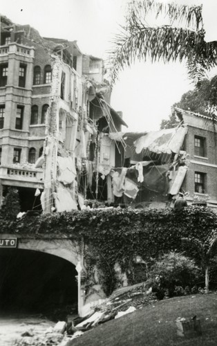 Santa Barbara 1925 Earthquake Damage - Arlington Hotel