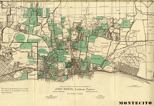 Map of Montecito