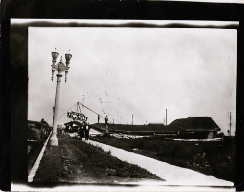 Earthquake damage - Long Beach, California 1933