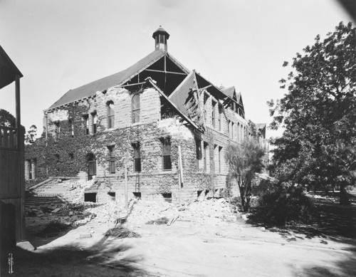 Santa Barbara 1925 Earthquake Damage - School