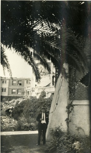 Santa Barbara 1925 Earthquake Damage - Arlington Hotel