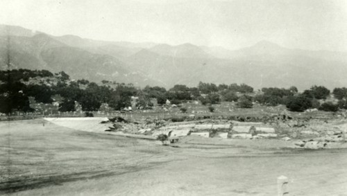 Santa Barbara 1925 Earthquake Damage - Sheffield Reservoir