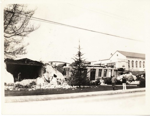 Earthquake damage - Long Beach, California 1933