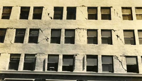 Santa Barbara 1925 Earthquake Damage - 700 Block State Street