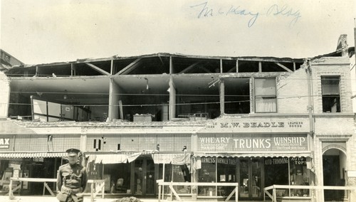 Santa Barbara 1925 Earthquake Damage - 700 Block State Street