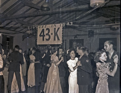 Graduation dance for Hancock College of Aeronautics cadets, 1943