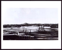 "Esquimalt Harbour" a painting by Grafton Tyler Brown, undated photograph