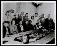 Mabel V. Gray, at a gathering, circa 1950s (?)