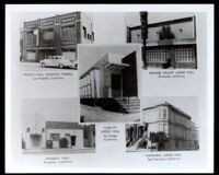 Five Prince Hall Freemasonry Masonic Lodges in California, including Los Angeles, Riverside, San Diego, Pasadena, and San Francisco, 1940-1989