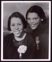 Portrait of two women, circa 1950