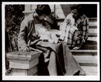 Mother and child, possibly Vivian Osborne Marsh with her son Leon Frederick, Jr., Oakland, circa 1922