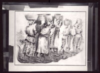 "Market Women" by John Biggers, 1966