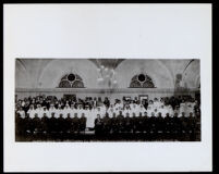 Celebration held by the Harriet Tubman Auxiliary of the Red Cross in honor of overseas boys at Patriotic Hall, Los Angeles, 1919