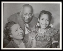 William and Louise Patterson with their daughter Mary, circa 1950