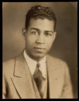 Portrait of a young man, friend or family of Miriam Matthews, 1920-1950