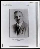 Dr. Alva C. Garrott, dentist, circa 1910