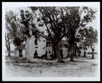 Andrés Pico adobe house before its restoration, Mission Hills (Los Angeles), circa 1927