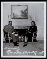 Reverend Clayton D. Russell and Gwendolyn Diggs, Los Angeles, 1940-1960