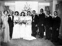 Wedding of Gwen Jones and Dr. John F. Simmons, Los Angeles, 1941