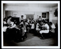 Youths participating in the National Youth Administration Work Program, Riverside, 1938