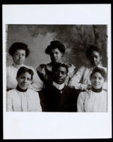 Reverend J. Gordon McPherson and the Shiloh Baptist Church choir, Sacramento, 1880-1910