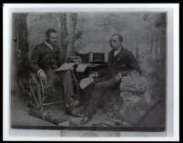 R. C. O. Benjamin and Dr. Monroe Majors portrayed as intellectuals, circa 1880-1900