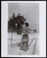 Lillie Dejarnette (or De Jarnette) as a young woman, circa 1890