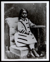 Anna Dugged Owens as a child, 1880-1890