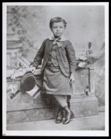 Charles Nelson Gibson as a child, Sacramento, circa 1885