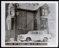 Corner of Shorey and Pine Streets, Oakland (copy photo made 1930-1989)