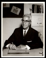 Lloyd Dickey, superintendent of the Willowbrook School District, Los Angeles, 1966