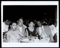 Two couples at a club, 1940-1960