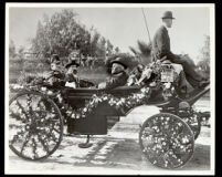 Carriage at the Tournament of Roses Parade, Pasadena, 1902