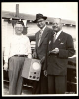 Dr. John A. Somerville with two unidentified men, 1950s