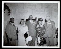 Charlotta Bass, Norman O. Houston and others at Golden State Mutual Life Insurance, Los Angeles, circa 1949