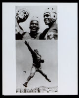 Jackie Robinson when he played football for the UCLA Bruins, Los Angeles, circa 1939