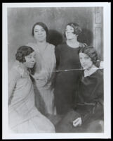 Charlotta Bass and three friends, circa 1922