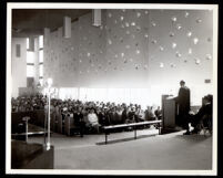 Homan United Methodist Church interior, Los Angeles, circa 1958