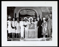 A. C. Bilbrew and others at the Bethune Women's Day event at the Second Baptist Church, Los Angeles, 1962