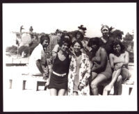 Members of the Pi Chapter of Delta Sigma Theta Sorority at Santa Monica Beach, Santa Monica, 1925-1935