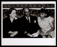 Frederick Roberts, Pearl Hinds Roberts, and their daughter, Patricia, 1940s