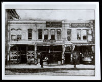 Owen's block, purchased by Biddy Mason in 1866, Spring St. side, Los Angeles, 1907-1908